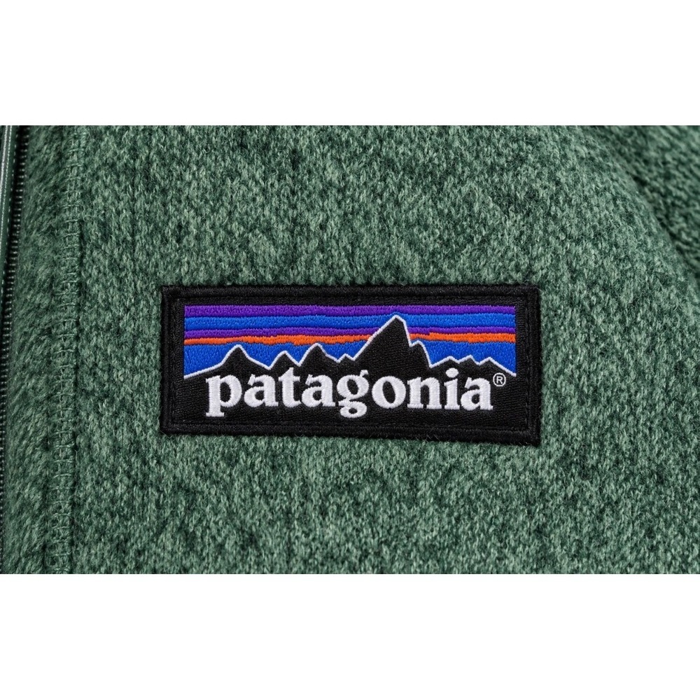 Patagonia Better Sweater 1/4 Zip Pullover Hemlock Green Women's Large NWOT - Picture 3 of 5